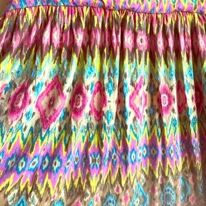 Bright pastel pattern skirt, Lane Bryant 26/28
